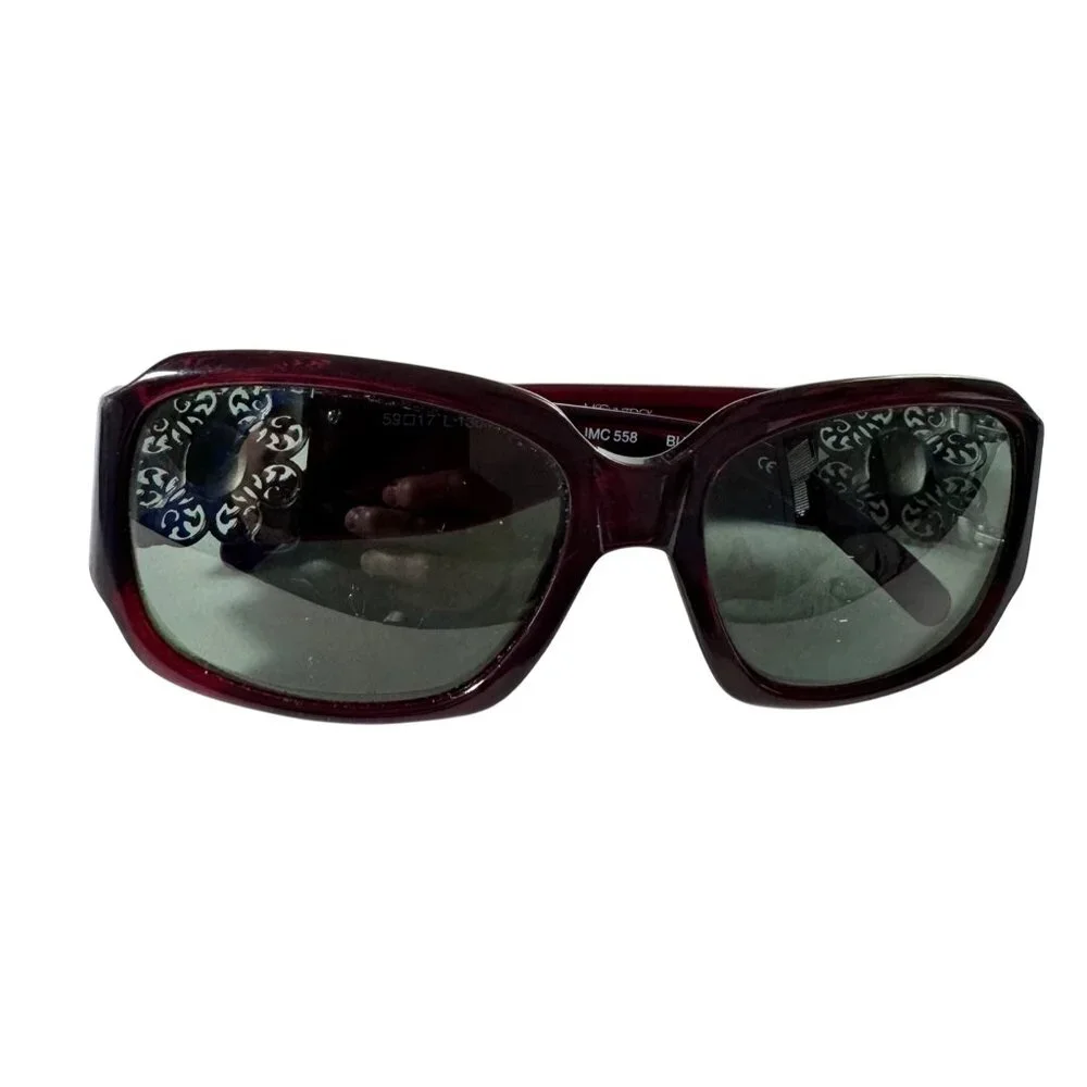 Jessica McClintock Burgundy Eyeglasses 59-17-130MM JMC 558 Oversized Frames Only - Picture 2 of 11